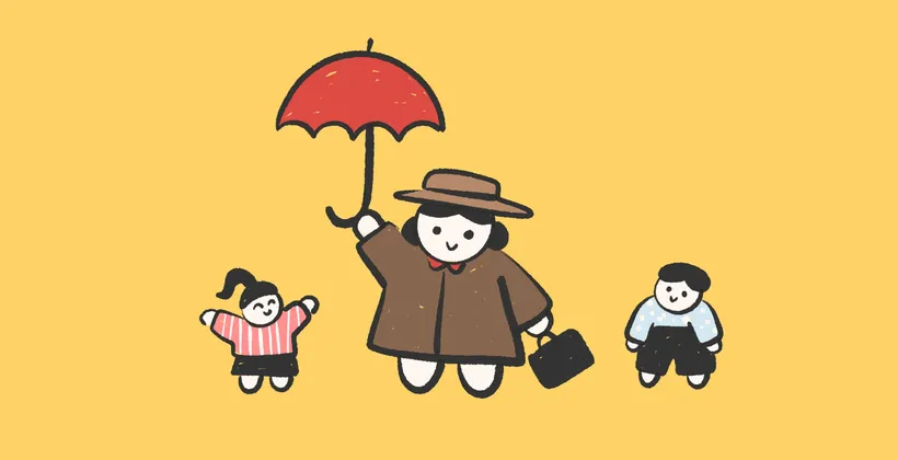 Иллюстрация - выбор няни