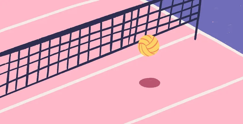 Иллюстрация - волейбол